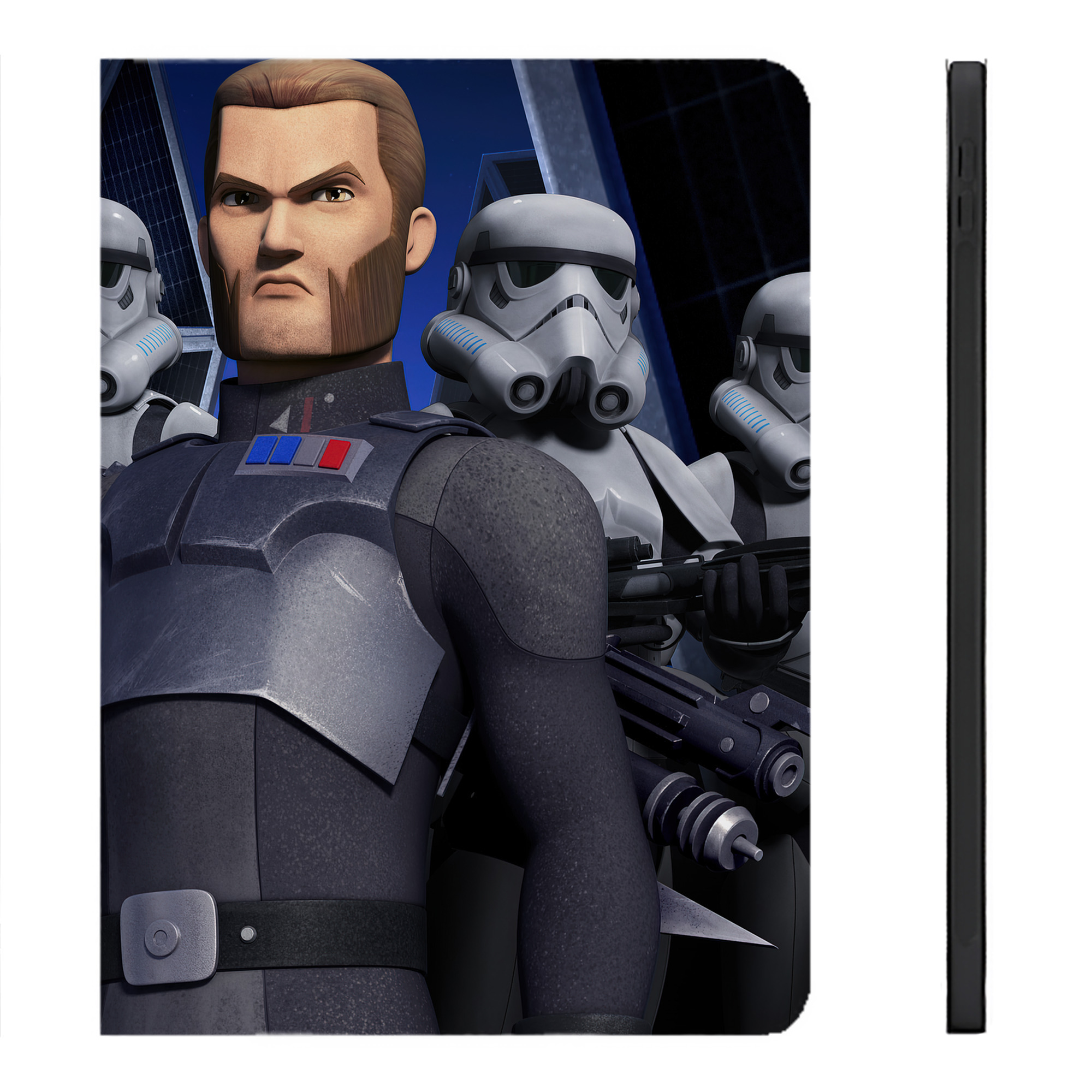 （画像用） スター・ウォーズ Star Wars IPadケース ペンホルダー付き ブックスタイルデザイン